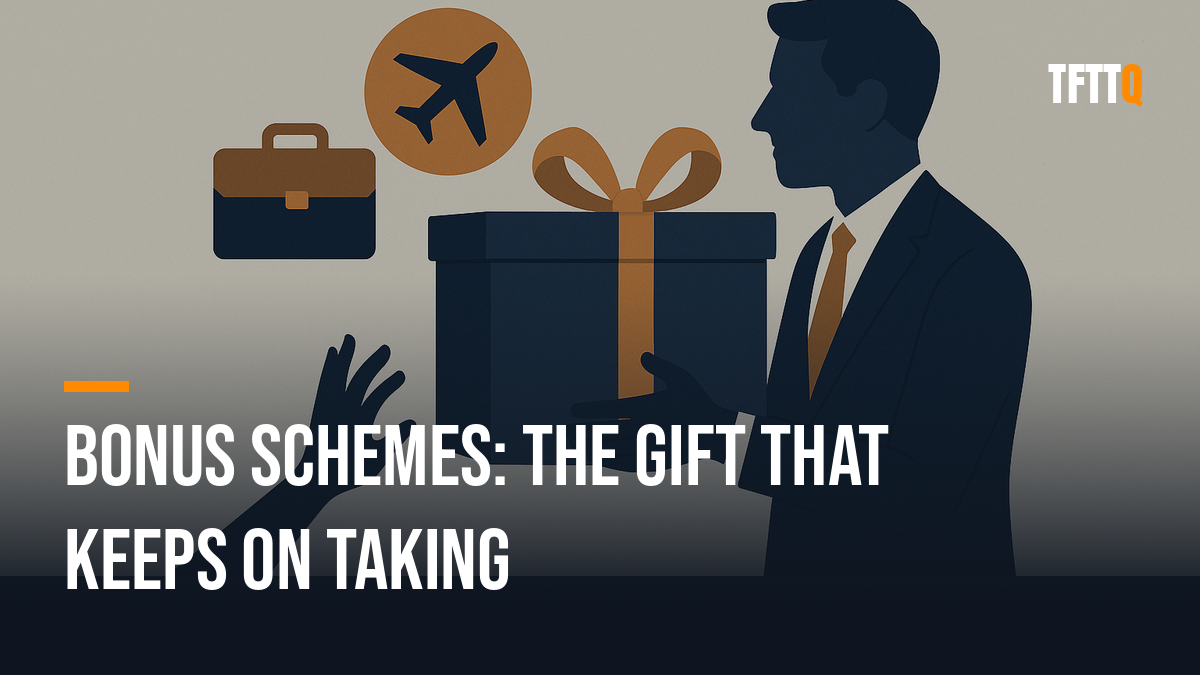Bonus Schemes: The Gift That Keeps On Taking